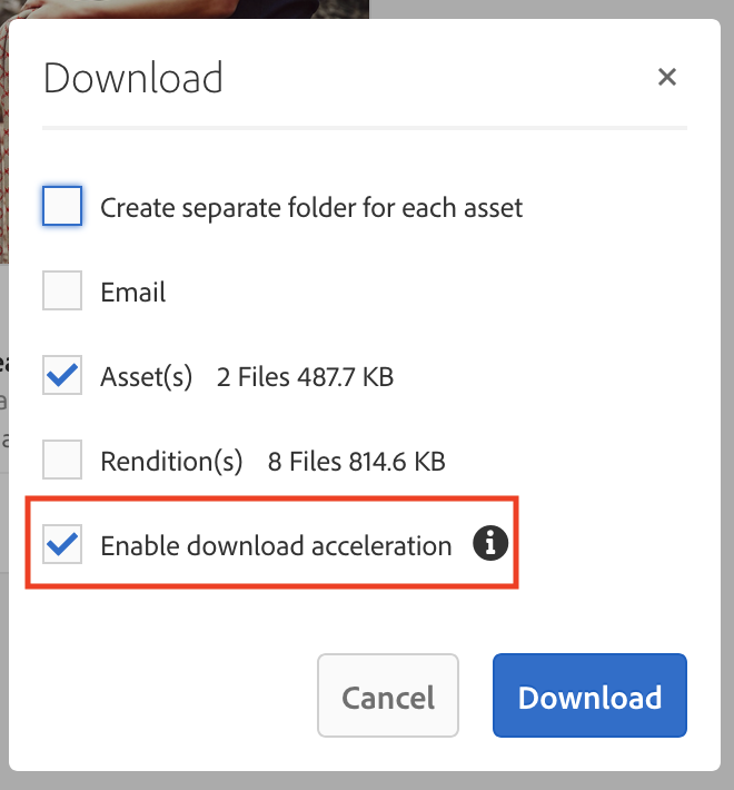 Figure 2: Accelerated Download