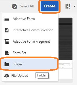 Create folder