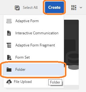Click Create folder