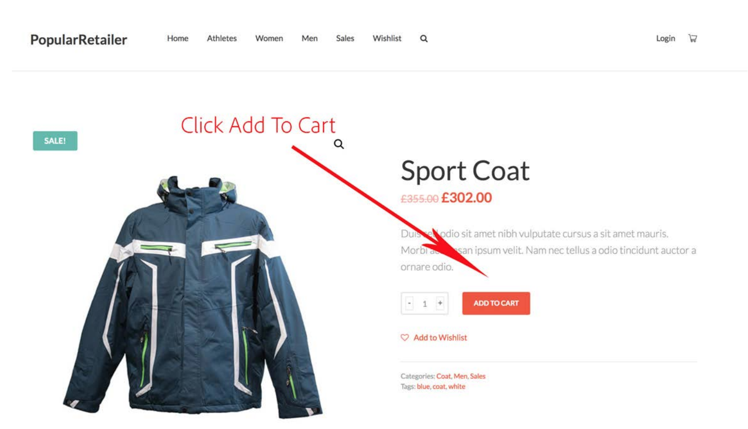 Figure 33: Click add to cart